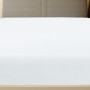 Sábana bajera jersey algodón blanco 90x200 cm de vidaXL, Sábanas - Ref: Foro24-136240, Precio: 14,45 €, Descuento: %