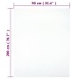 White cotton jersey fitted sheet 90x200 cm by vidaXL, Bed sheets - Ref: Foro24-136240, Price: 13,25 €, Discount: %