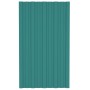 Green galvanized steel roof panel 36 units 80x45 cm by vidaXL, Ceiling - Ref: Foro24-317200, Price: 112,93 €, Discount: %