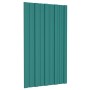 Green galvanized steel roof panel 36 units 80x45 cm by vidaXL, Ceiling - Ref: Foro24-317200, Price: 112,93 €, Discount: %