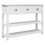 Solid white paulownia wood sideboard 108x30x76 cm by vidaXL, Sideboards - Ref: Foro24-338545, Price: 140,11 €, Discount: %