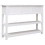 Solid white paulownia wood sideboard 108x30x76 cm by vidaXL, Sideboards - Ref: Foro24-338545, Price: 140,11 €, Discount: %