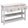 Solid white paulownia wood sideboard 108x30x76 cm by vidaXL, Sideboards - Ref: Foro24-338545, Price: 140,11 €, Discount: %