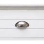 Solid white paulownia wood sideboard 108x30x76 cm by vidaXL, Sideboards - Ref: Foro24-338545, Price: 140,11 €, Discount: %