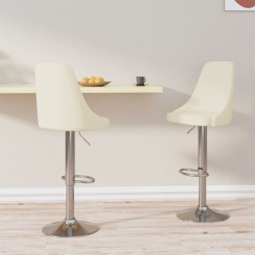 Kitchen stools 2 units in cream fabric by vidaXL, Kitchen stools - Ref: Foro24-339332, Price: 126,99 €, Discount: %