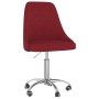 Silla de oficina giratoria de tela rojo tinto de vidaXL, Sillas de oficina - Ref: Foro24-339341, Precio: 83,49 €, Descuento: %