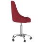 Silla de oficina giratoria de tela rojo tinto de vidaXL, Sillas de oficina - Ref: Foro24-339341, Precio: 83,49 €, Descuento: %