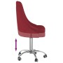 Silla de oficina giratoria de tela rojo tinto de vidaXL, Sillas de oficina - Ref: Foro24-339341, Precio: 83,49 €, Descuento: %