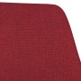 Silla de oficina giratoria de tela rojo tinto de vidaXL, Sillas de oficina - Ref: Foro24-339341, Precio: 83,49 €, Descuento: %