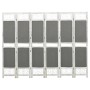 Divider screen with 6 gray fabric panels 210x165 cm by vidaXL, Room dividers - Ref: Foro24-338557, Price: 99,32 €, Discount: %