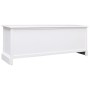 Solid white paulownia wood TV stand 108x30x40 cm by vidaXL, TV Furniture - Ref: Foro24-338527, Price: 145,87 €, Discount: %