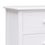 Solid white paulownia wood TV stand 108x30x40 cm by vidaXL, TV Furniture - Ref: Foro24-338527, Price: 145,87 €, Discount: %