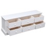 Solid white paulownia wood TV stand 108x30x40 cm by vidaXL, TV Furniture - Ref: Foro24-338527, Price: 145,87 €, Discount: %