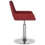 Red fabric kitchen stool by vidaXL, Kitchen stools - Ref: Foro24-339353, Price: 68,24 €, Discount: %