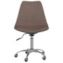 Swivel office chair taupe gray fabric by vidaXL, Office chairs - Ref: Foro24-338356, Price: 90,99 €, Discount: %