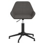 Dark Gray Velvet Swivel Office Chair by vidaXL, Office chairs - Ref: Foro24-339386, Price: 79,99 €, Discount: %