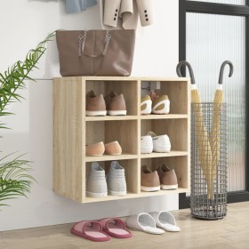 Sonoma oak shoe cabinet 52.5x30x50 cm by vidaXL, Lockers and storage cabinets - Ref: Foro24-808690, Price: 46,25 €, Discount: %