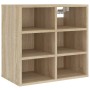 Sonoma oak shoe cabinet 52.5x30x50 cm by vidaXL, Lockers and storage cabinets - Ref: Foro24-808690, Price: 46,31 €, Discount: %