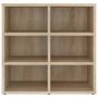 Sonoma oak shoe cabinet 52.5x30x50 cm by vidaXL, Lockers and storage cabinets - Ref: Foro24-808690, Price: 46,31 €, Discount: %