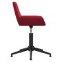 Red Velvet Swivel Office Chair by vidaXL, Office chairs - Ref: Foro24-339387, Price: 79,16 €, Discount: %