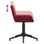 Red Velvet Swivel Office Chair by vidaXL, Office chairs - Ref: Foro24-339387, Price: 79,16 €, Discount: %