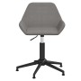 Silla de oficina giratoria de terciopelo gris claro de vidaXL, Sillas de oficina - Ref: Foro24-339385, Precio: 79,16 €, Descu...