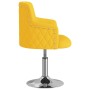 Mustard Yellow Fabric Kitchen Stool by vidaXL, Kitchen stools - Ref: Foro24-339393, Price: 86,99 €, Discount: %