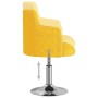 Taburete de cocina de tela amarillo mostaza de vidaXL, Taburetes de cocina - Ref: Foro24-339393, Precio: 86,60 €, Descuento: %