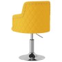 Mustard Yellow Fabric Kitchen Stool by vidaXL, Kitchen stools - Ref: Foro24-339393, Price: 86,99 €, Discount: %