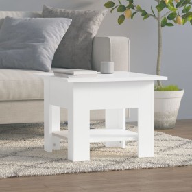 Mesa de centro madera contrachapada blanco 55x55x42 cm de vidaXL, Mesas de centro - Ref: Foro24-810262, Precio: 35,97 €, Desc...