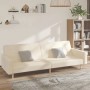 2-seater sofa bed in cream fabric by vidaXL, Sofas - Ref: Foro24-337289, Price: 204,31 €, Discount: %