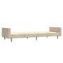 2-seater sofa bed in cream fabric by vidaXL, Sofas - Ref: Foro24-337289, Price: 204,99 €, Discount: %