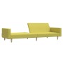 2 seater sofa bed green fabric by vidaXL, Sofas - Ref: Foro24-337293, Price: 182,19 €, Discount: %