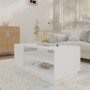 White engineered wood coffee table 102x55x43 cm by vidaXL, Coffee table - Ref: Foro24-810280, Price: 75,84 €, Discount: %