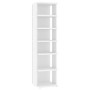 White plywood shoe cabinet 27.5x27x102 cm by vidaXL, Shoe racks and shoe organizers - Ref: Foro24-808485, Price: 38,78 €, Dis...