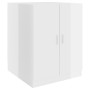 Glossy white washing machine cabinet 71x71.5x91.5 cm by vidaXL, Accessories for washing machines and dryers - Ref: Foro24-808...