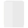 Glossy white washing machine cabinet 71x71.5x91.5 cm by vidaXL, Accessories for washing machines and dryers - Ref: Foro24-808...