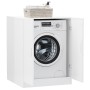 Glossy white washing machine cabinet 71x71.5x91.5 cm by vidaXL, Accessories for washing machines and dryers - Ref: Foro24-808...