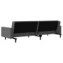 Sofá cama de 2 plazas con dos almohadas terciopelo gris oscuro de vidaXL, Sofás - Ref: Foro24-337629, Precio: 246,10 €, Descu...