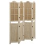 4-panel screen brown fabric 140x165 cm by vidaXL, Room dividers - Ref: Foro24-338591, Price: 105,45 €, Discount: %