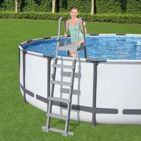 Bestway Flowclear Safety pool ladder 4 steps 132 cm by Bestway, Pool stairs and ramps - Ref: Foro24-93325, Price: 112,14 €, D...