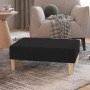 Black fabric footstool 78x56x32 cm by vidaXL, Ottomans - Ref: Foro24-337676, Price: 76,10 €, Discount: %