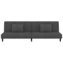 Sofá cama de 2 plazas con dos almohadas terciopelo gris oscuro de vidaXL, Sofás - Ref: Foro24-337618, Precio: 220,35 €, Descu...