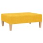 Reposapiés de tela amarillo 78x56x32 cm de vidaXL, Otomanas - Ref: Foro24-337682, Precio: 76,35 €, Descuento: %