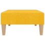 Reposapiés de tela amarillo 78x56x32 cm de vidaXL, Otomanas - Ref: Foro24-337682, Precio: 76,35 €, Descuento: %