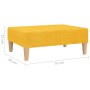 Reposapiés de tela amarillo 78x56x32 cm de vidaXL, Otomanas - Ref: Foro24-337682, Precio: 76,35 €, Descuento: %