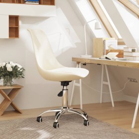 Silla de oficina giratoria tela color crema de vidaXL, Sillas de oficina - Ref: Foro24-338358, Precio: 83,99 €, Descuento: %