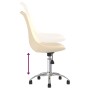 Silla de oficina giratoria tela color crema de vidaXL, Sillas de oficina - Ref: Foro24-338358, Precio: 83,99 €, Descuento: %