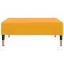 Reposapiés de terciopelo amarillo 78x56x32 cm de vidaXL, Otomanas - Ref: Foro24-337705, Precio: 90,58 €, Descuento: %