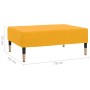 Reposapiés de terciopelo amarillo 78x56x32 cm de vidaXL, Otomanas - Ref: Foro24-337705, Precio: 90,58 €, Descuento: %